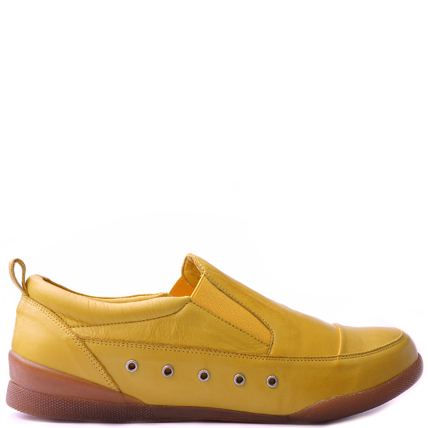 Yellow Sporty slip-ons/Casual loafers