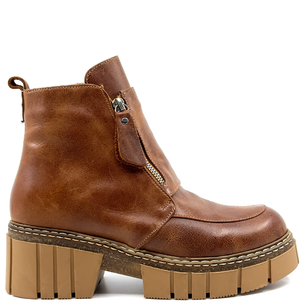 Tan/Caramel anti-slip ankle boots