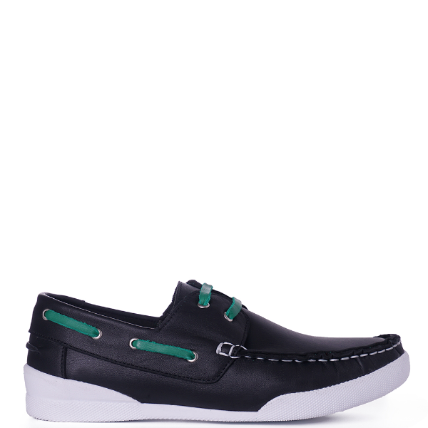 Classic calf leather boat shoes