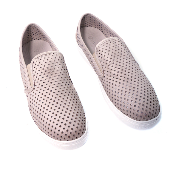 Comfortable perforated slip-ons